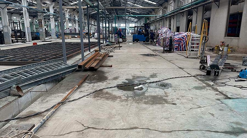 珠海市白兔陶瓷有限公司车间施工前原始地面