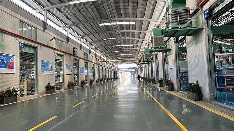 珠海市白兔陶瓷有限公司锂基密封固化地坪完工图